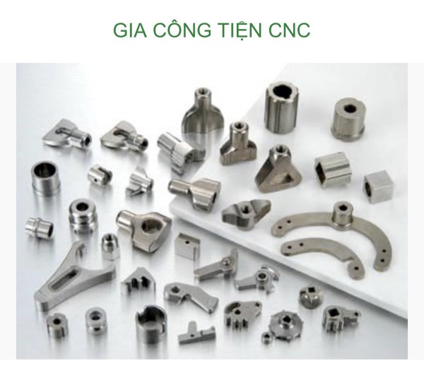 Sản phẩm phay tiện CNC